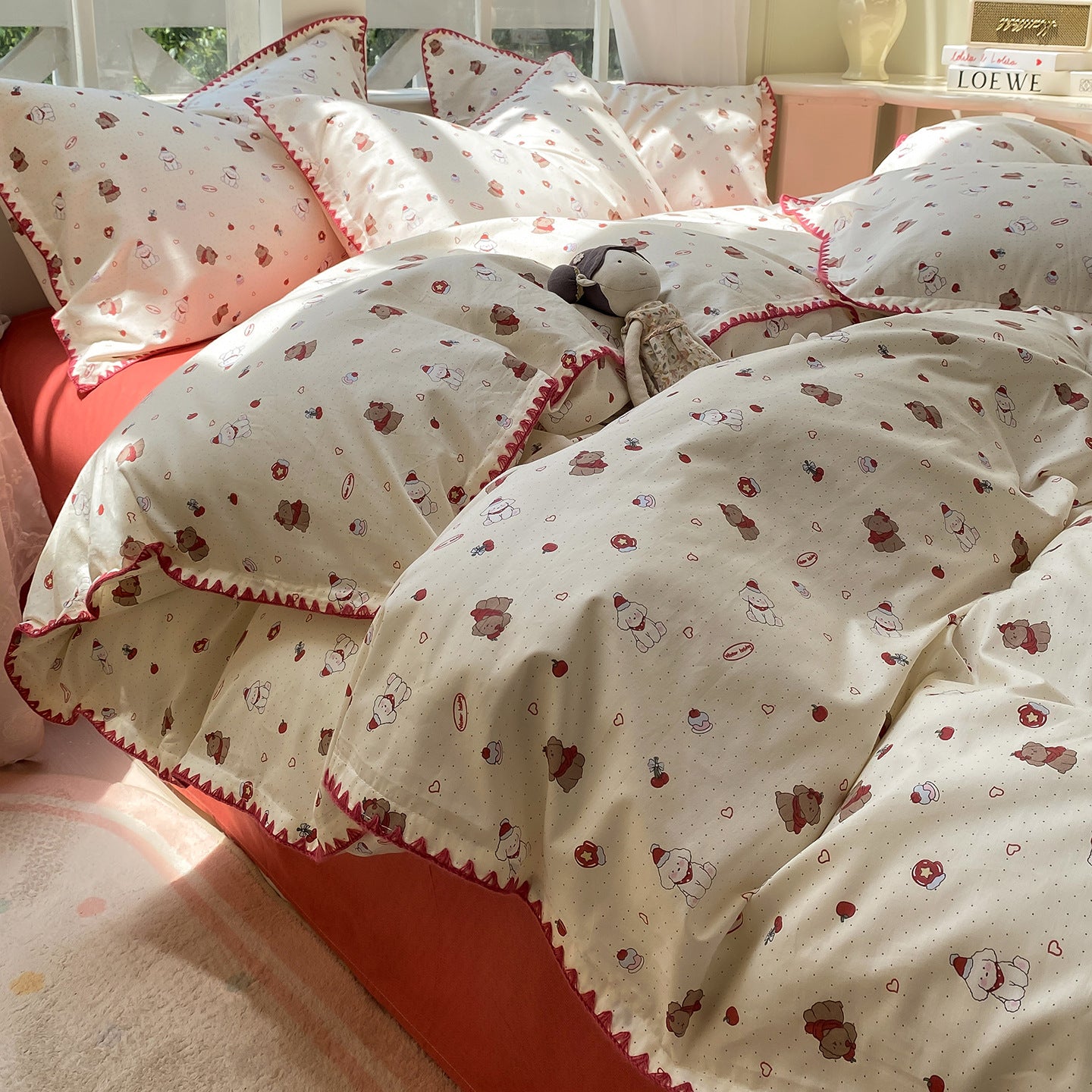 Playful Countryside Bedding Set (4-Piece Pure Cotton Set) Berriscent