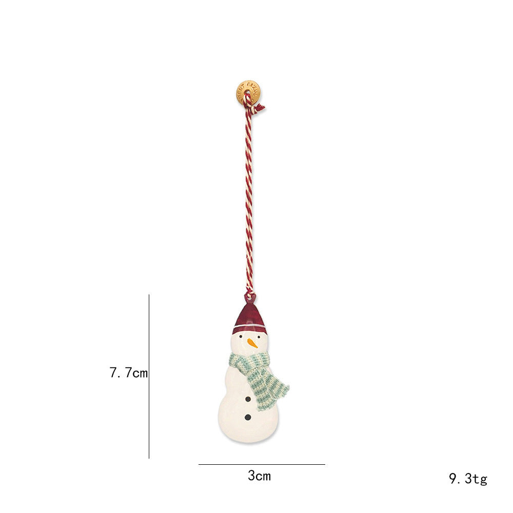 Vintage Christmas Ornaments Collection – Nordic Iron Art Style (Set of 6)