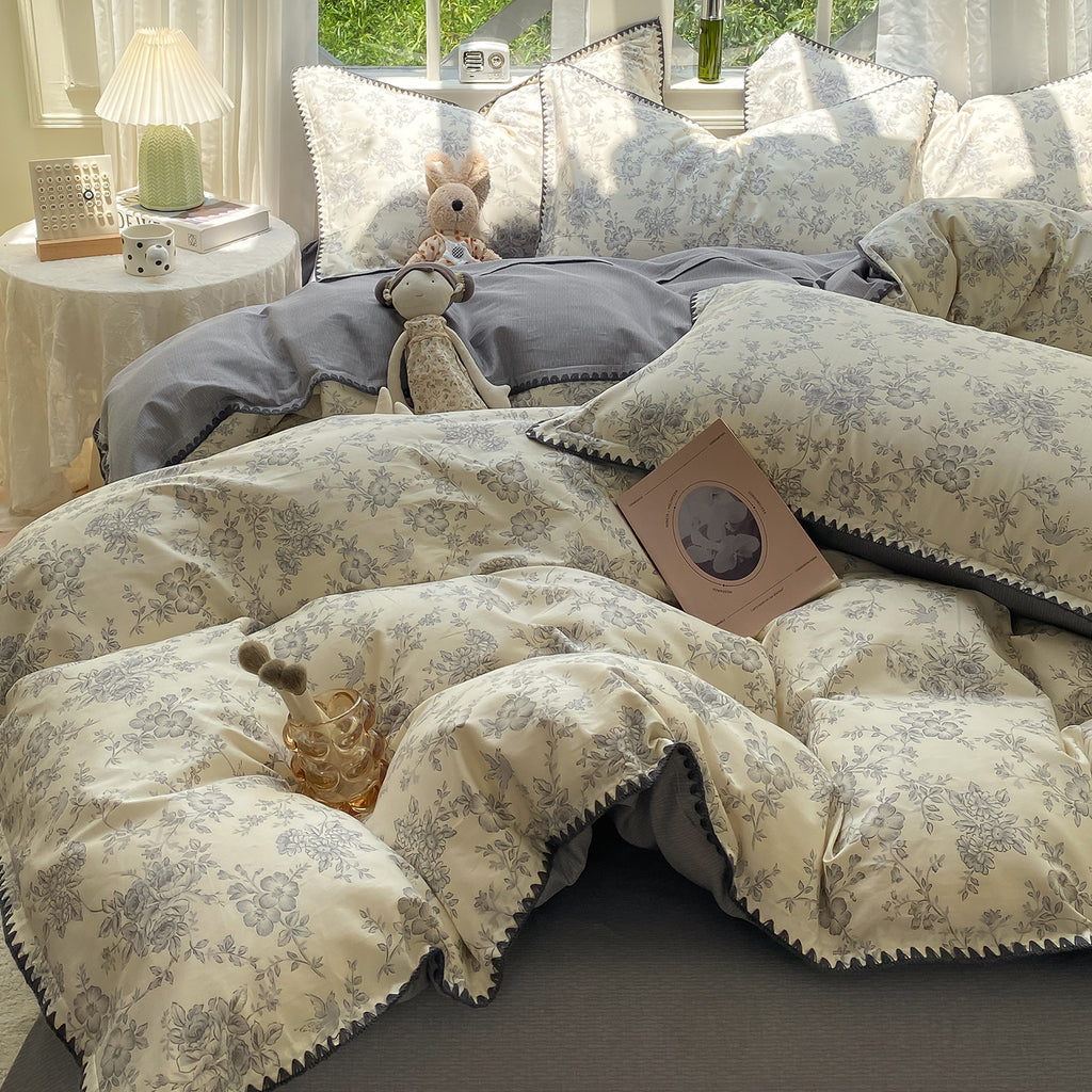 Playful Countryside Bedding Set (4-Piece Pure Cotton Set) Berriscent