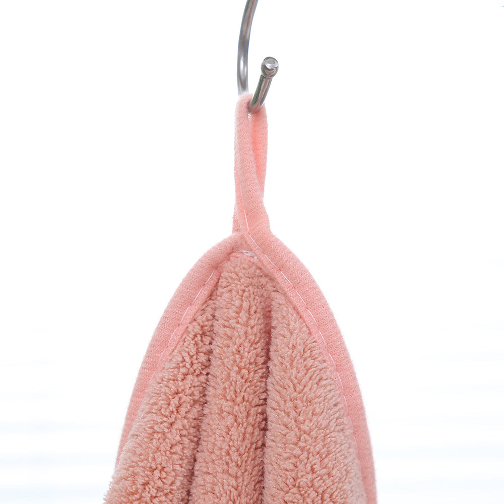 Soft Orchard Coral Fleece Towels Berriscent