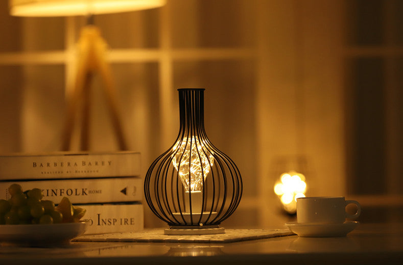 Industrial Glow Cage Lamp Collection