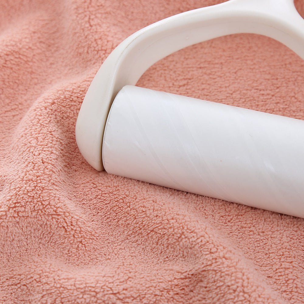 Soft Orchard Coral Fleece Towels Berriscent