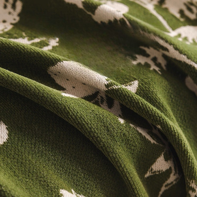 Botanical Harmony Chenille Sofa Cover Berriscent