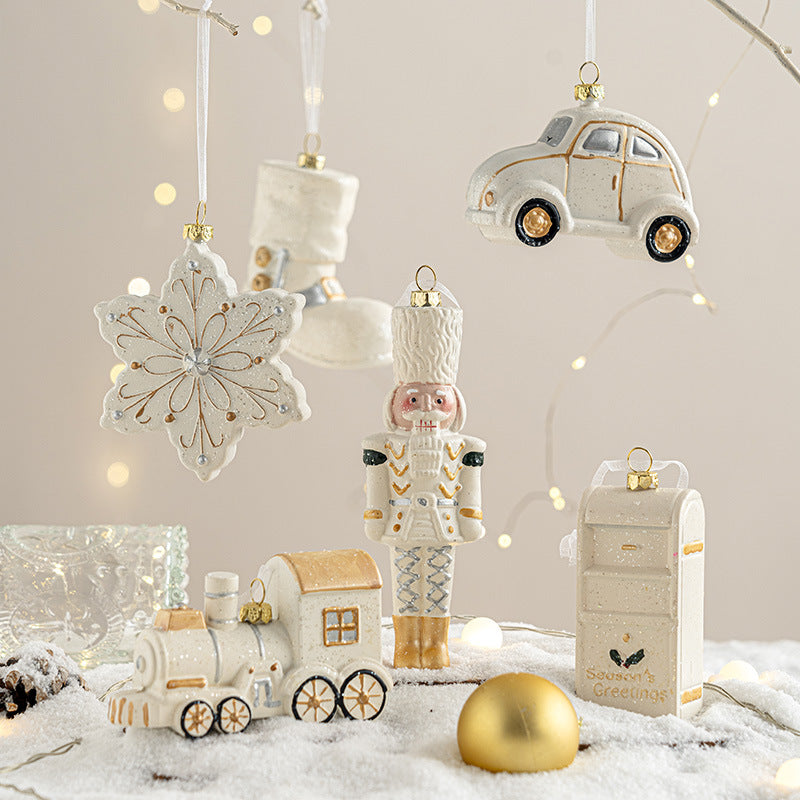 Glittering Noel Hanging Ornaments Whole set