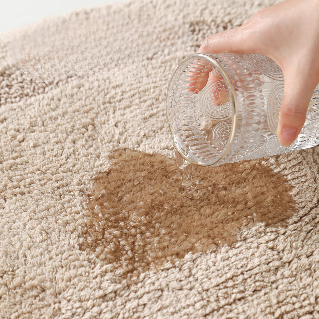 The Cosy Oval Cotton Bath Mat Berriscent