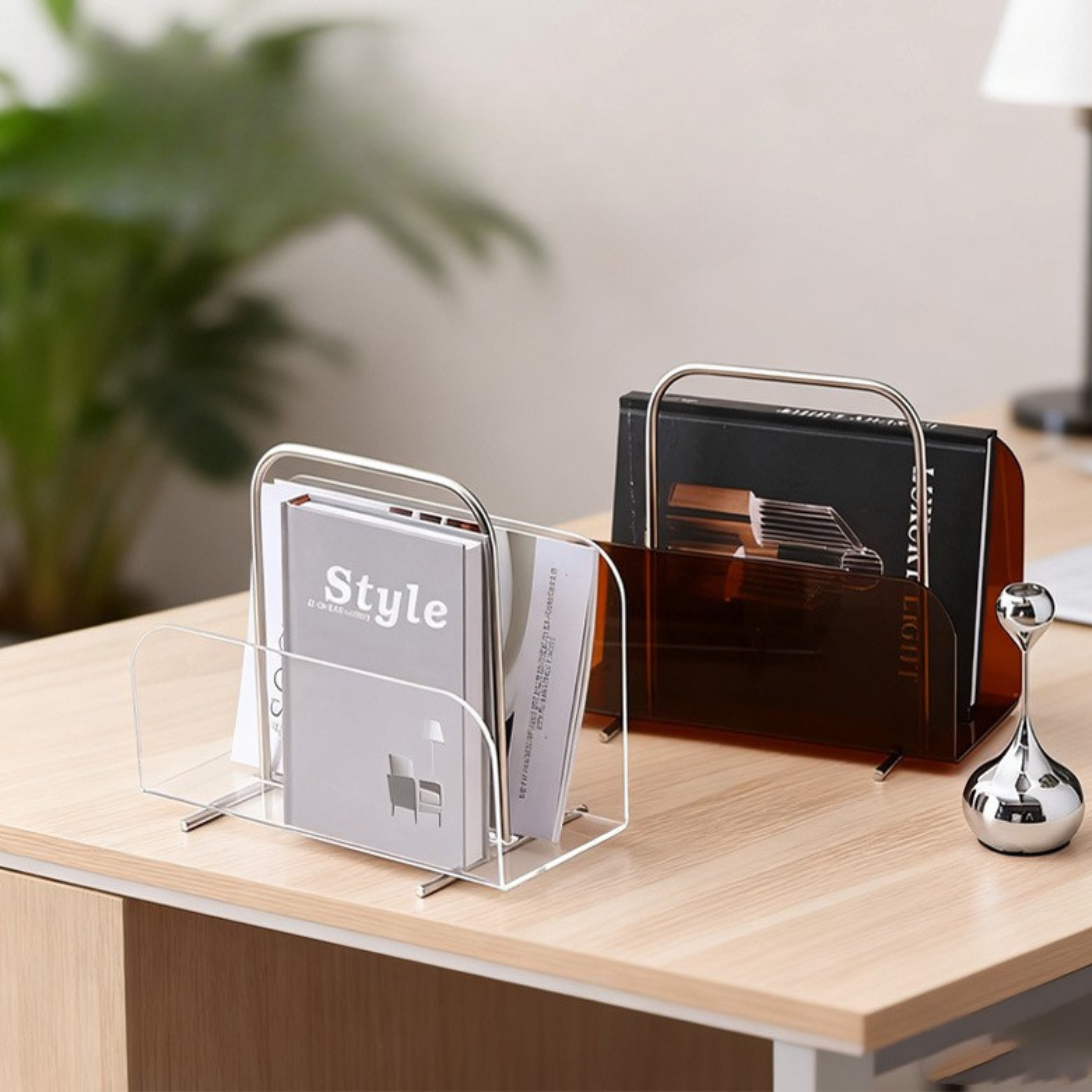 Aurora Acrylic Magazine Holder Berriscent